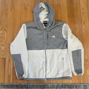 The North Face Gray and White Jacket